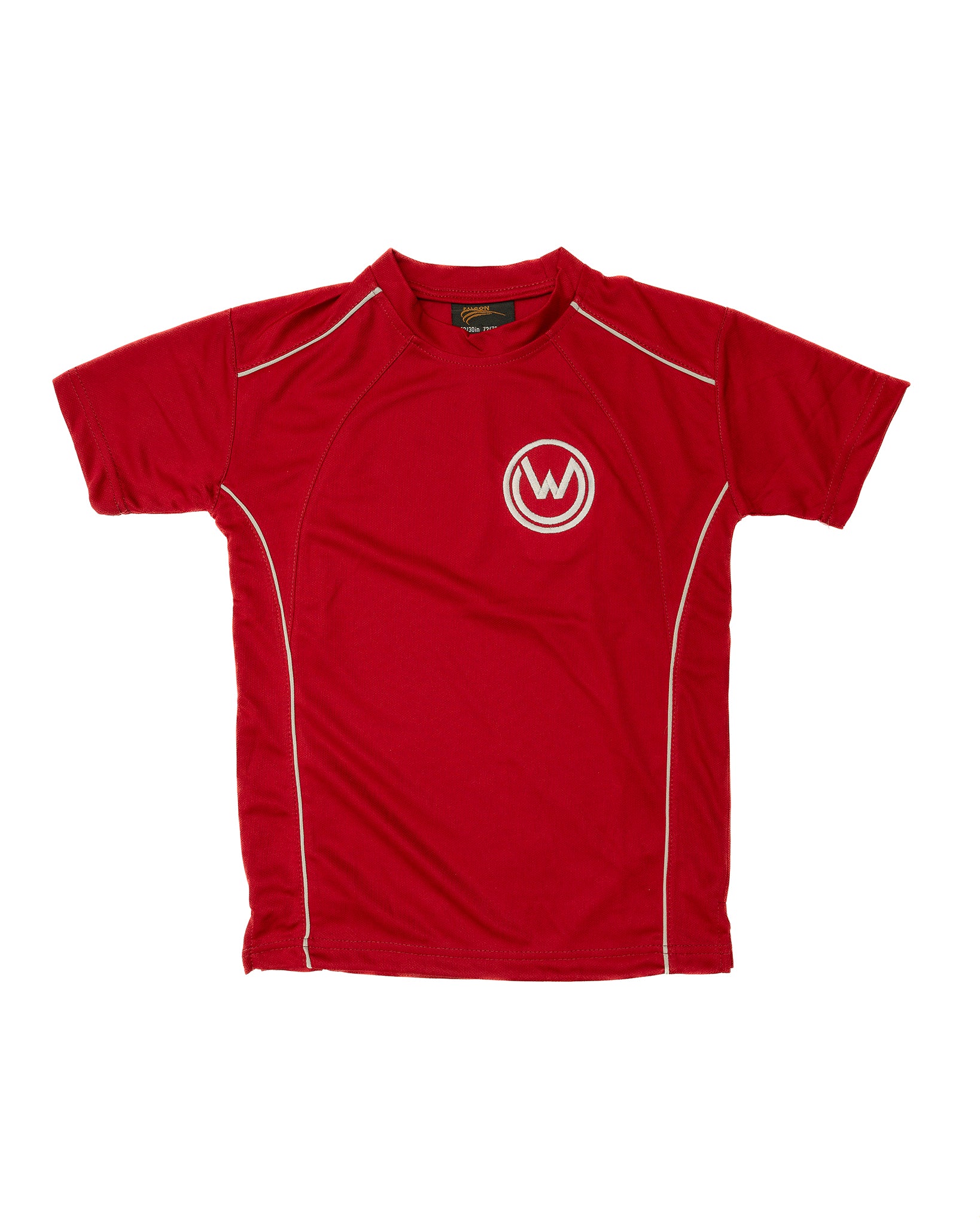 Waterloo P.E T-Shirt (Maroon/Grey) - (Badge)