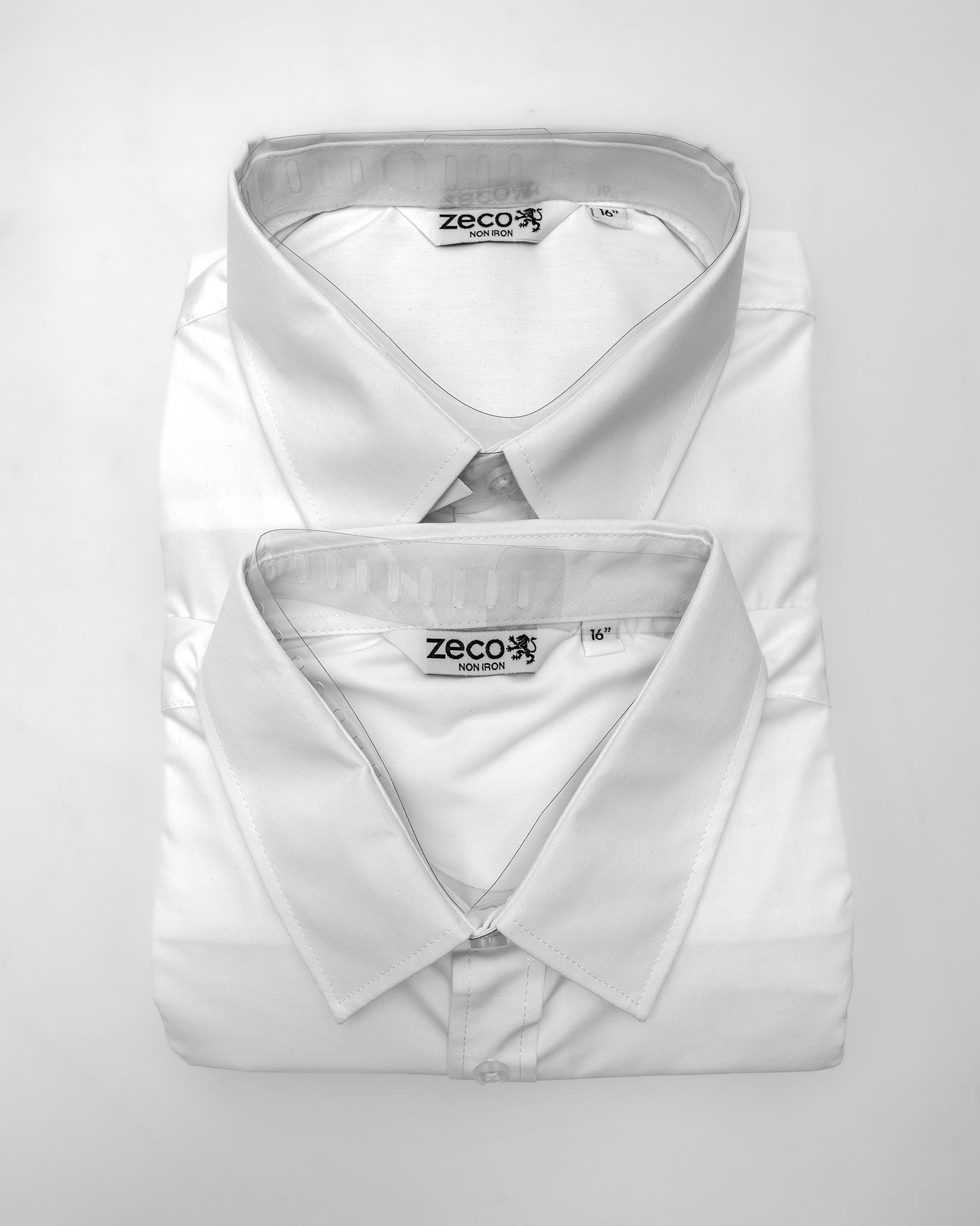 Zeco L/S Shirts - 2 Pack (White)
