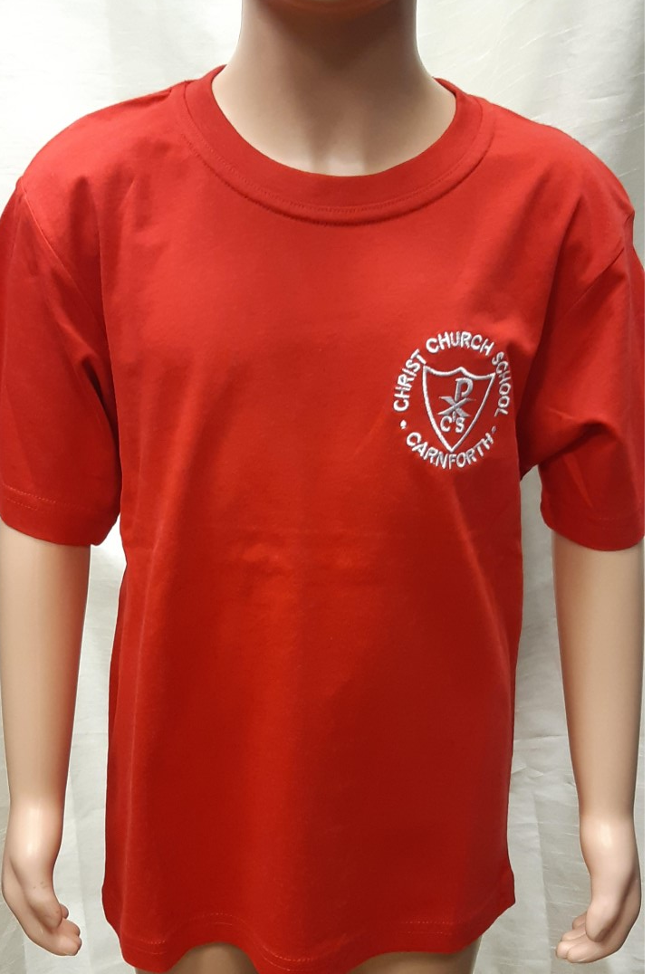 Christ Church Carnforth P.E Top  (Red)