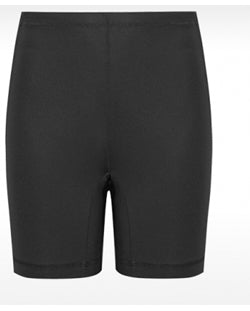 Black Lycra Fitness Short (DL908)