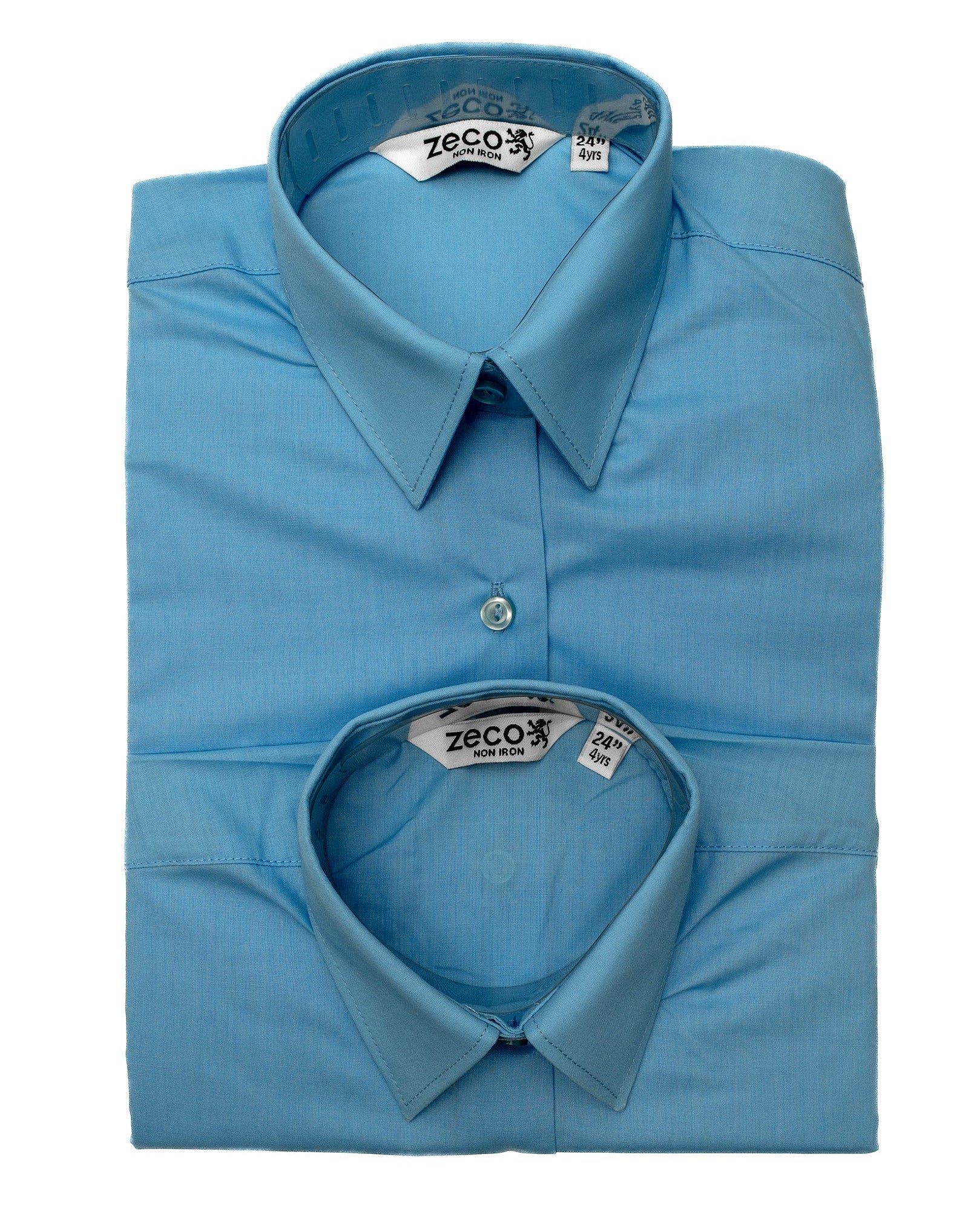 Zeco Girls L/S Blouse - 2 Pack (Blue)