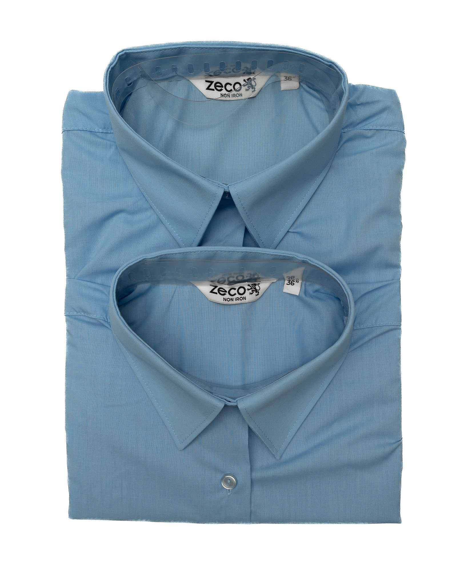 Zeco Girls S/S Blouse - 2 Pack (Blue)