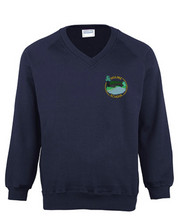 Holme School V-Neck Navy Sweatshirt