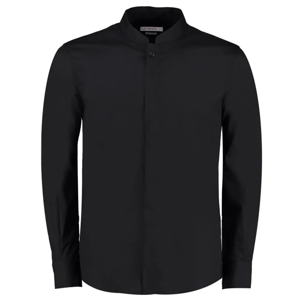 Mandarin Collar Shirt (Multiple Colours) - KK161
