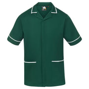 Darwin Male Tunic - Bottle Green/White ORN