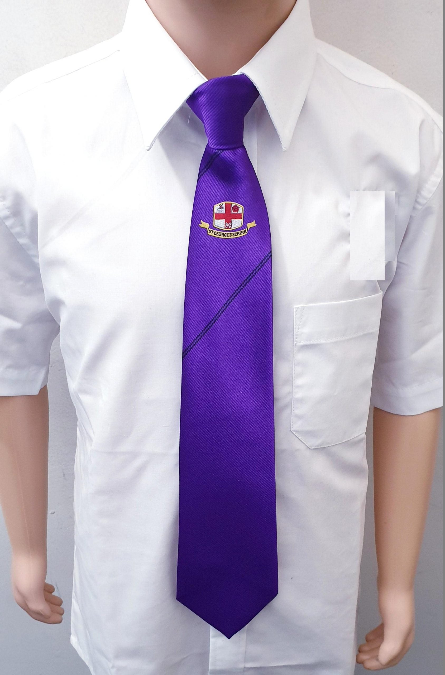 St Georges Year 11 Black/Purple Tie