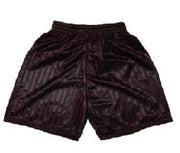 p.e. shorts- black