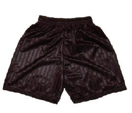 p.e. shorts- black