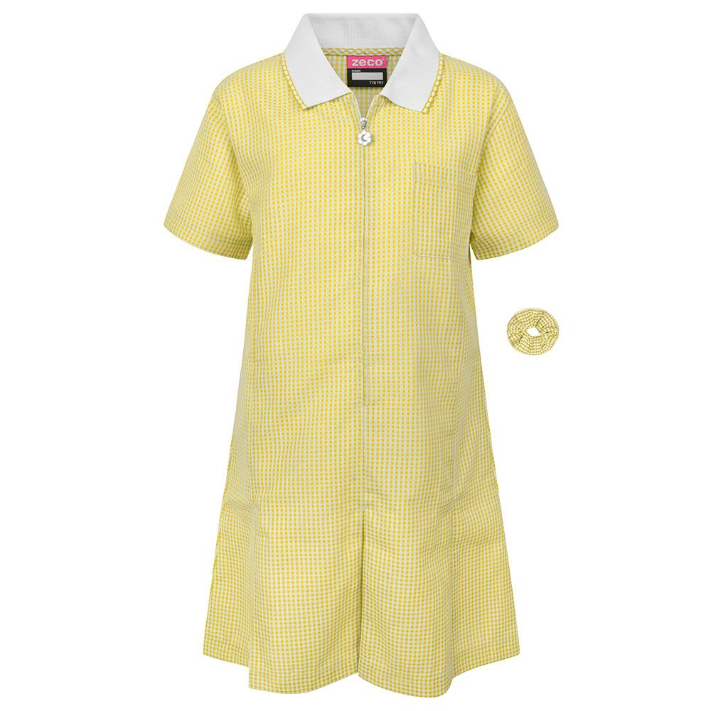 yellow gingham dresses