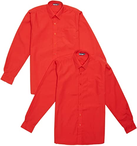Girls Red L/S Year 11 Blouse